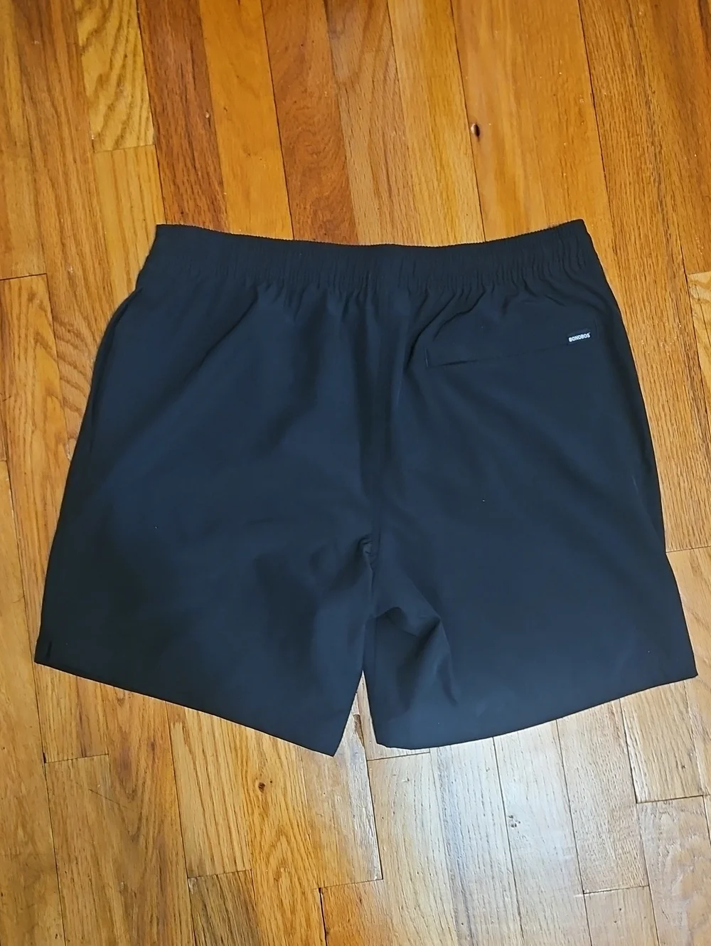 NWOT Bonobos Men's Size M Black Swim Trunks with Drawstring
